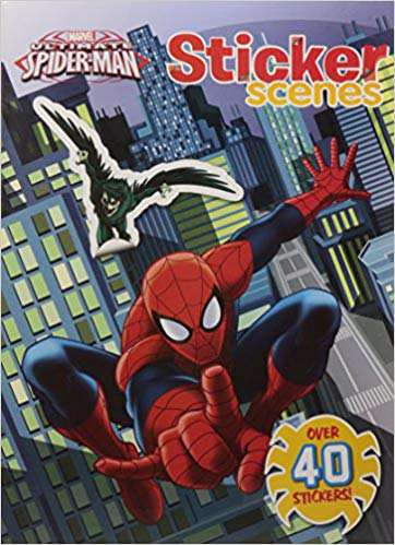 SCHOLASTICS MARVEL SPIDERMAN STICKER SCENES