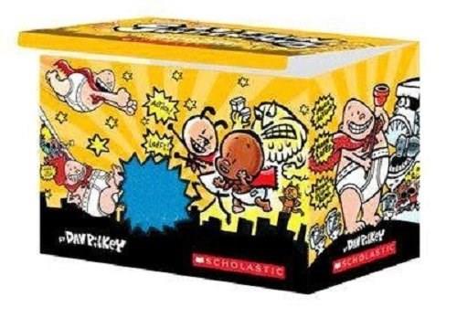 SCHOLASTIC CAPTAIN UNDERPANTS SET OF BOX (11 BOOKS)