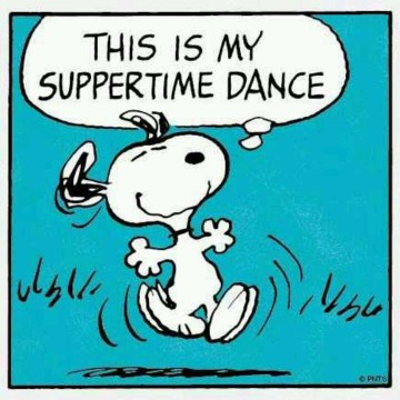 EURO BOOKS PEANUTS COMIC COLLECTION THIS IS MY SUPPERTIME DANCE