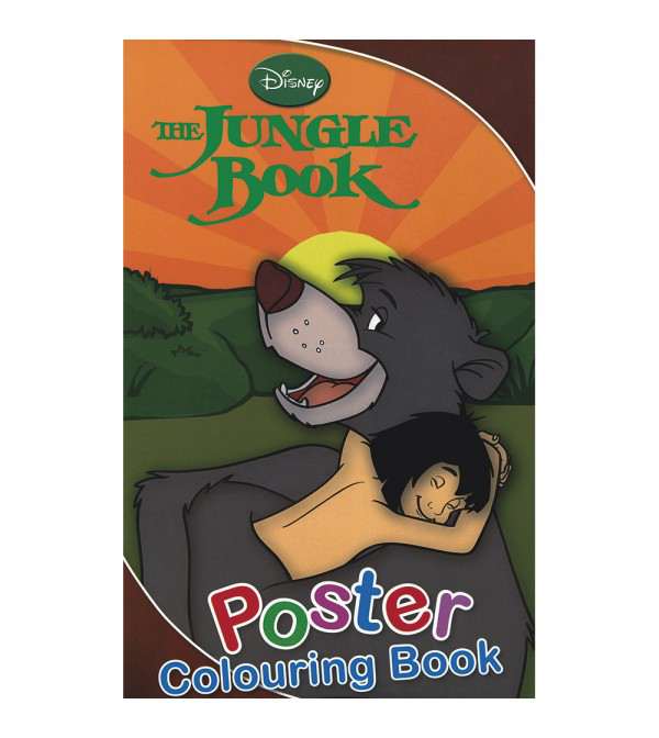EURO KIDS THE JUNGLE BOOOK POSTER COLOURING BOOK
