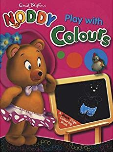 EURO BOOKS ENID BLYTON NODDY PLAY WITH COLOURS PINK