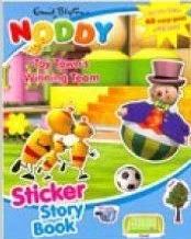 EURO BOOKS NODDY TOY TOWNS WINNING TEAM STICKER STORY BOOK