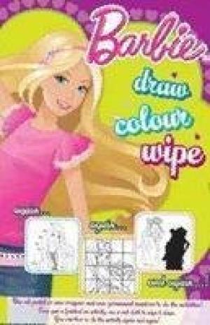 EURO BOOKS BARBIE DRAW COLOUR WIPE