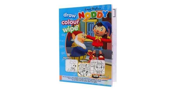 EURO BOOKS NODDY DRAW COLOUR WIPE