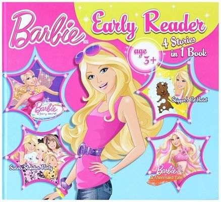 EURO BOOKS BARBIE EARLY READER 4 STORIES IN 1 BOOK