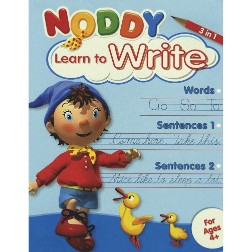 EURO BOOKS NODDY LEARN TO WRITE WORDS 3 IN 1