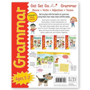 EURO KIDS MY FIRST BOOK OF ENGLISH GRAMMAR 3 IN 1 NOUNS ADJECTIVES VERBS AGE 5+