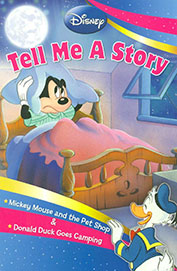 EURO BOOKS DISNEY TELL ME A STORY MICKEY MOUSE AND THE PET SHOP & DONALD DUCK GOES CAMPING