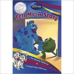 EURO BOOKS DISNEY TELL ME A STORY THE SPOOKY SLEEPOVER & LUCKYS BUSY AFTERNOON