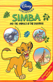 EURO BOOKS DISNEY DISCOVERY SIMBA AND ANIMALS OF THE SAVANNAH