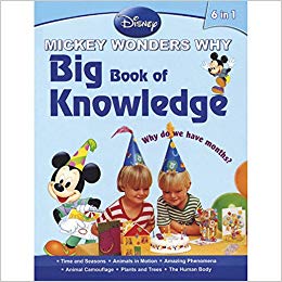 EURO KIDS DISNEY WONDERS WHY BIG BOOK OF KNOWLEDGE 6 IN 1