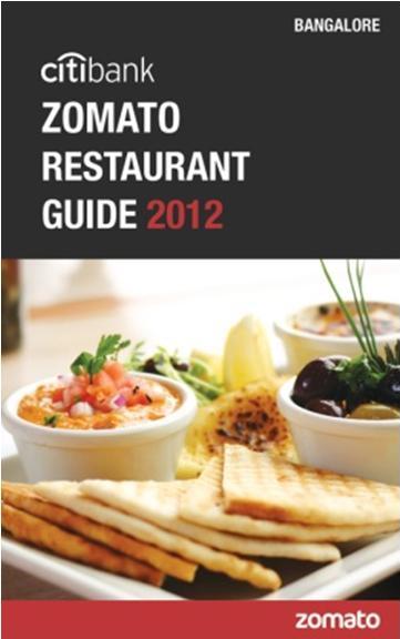 Hachette ZOMATO RESTAURANT GUIDE 2012 PUNE