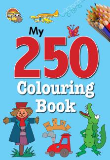 OM KIDZ MY 250 COLOURING BOOK