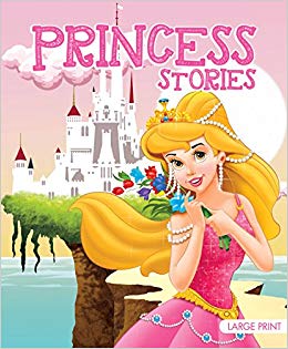 OM KIDZ LARGE PRINT PRINCESS STORIES