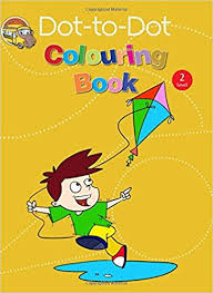 OM KIDZ DOT TO DOT COLOURING BOOK 2