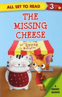 OM KIDZ ALL SET TO READ THE MISSING CHEESE LEVEL 3