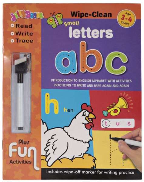 JBD PRESS JUNIOR WIPE CLEAN SMALL LETTERS abc