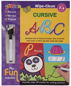 JBD PRESS JUNIOR WIPE CLEAN CURSIVE ABC