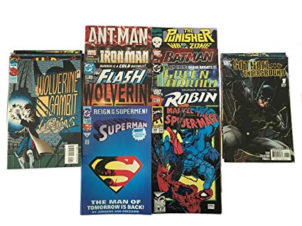 DC COMIC DC AND MARVEL COMICS DIFFERENT TITLES QTY 4 SET 3