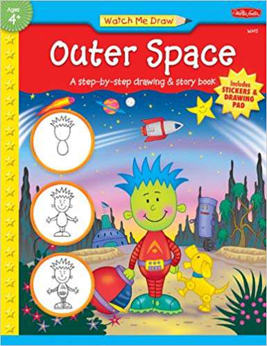 WALTER FOSTER WM5 WATCH ME DRAW OUTER SPACE