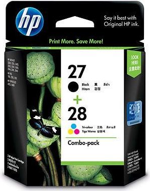 HP Original Cartridge 27+28 COMBO (Colour+ Black)