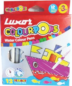 Luxor 1856 ColourPops Water Colour Pens 12 shade