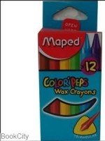 Maped 861011 Color peps wax crayons 12 shade