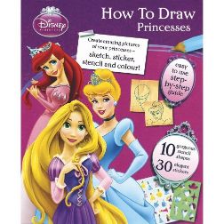 Parragon Disney Princess How To Draw Princesses