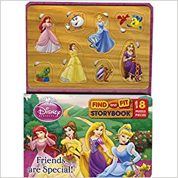 Parragon Disney Princess Find And Fit Story Book