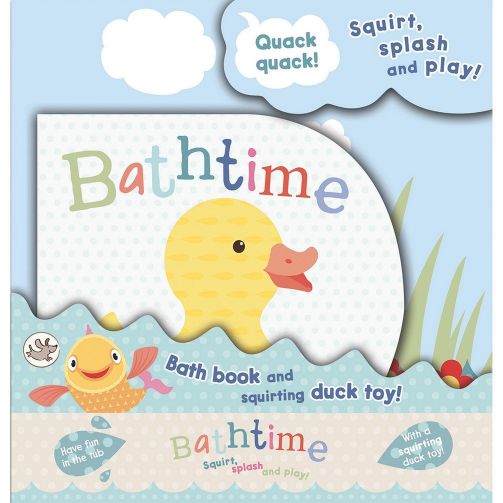 Parragon Bathtime Bath Bk and Duck Toy!