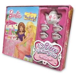 Parragon Barbie Tea Set and Tea Party Book