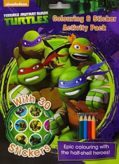 Parragon Teenage Mutant Ninga Turtles Colouring and Sticker Activity Pack