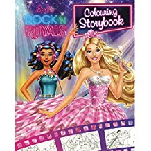 Parragon Barbie Rock N Royal Colouring Storybook