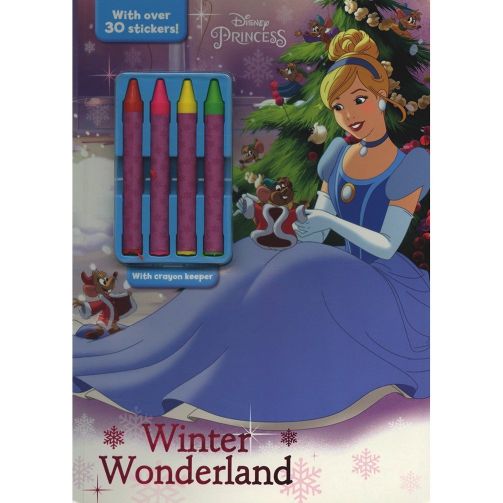 Parragon Disney Princess Winter Wonderland with Crayon