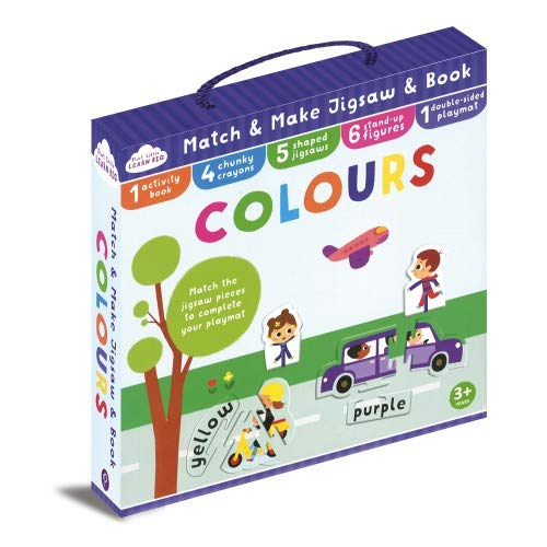 Parragon Start Little Learn Big Match and Make Jigsaw and Book Colours