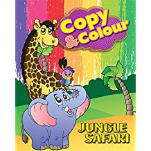 Parragon Jungle Safari Copy and Colour