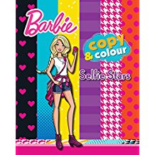 Parragon Barbie Copy and Colour Selfie Stars