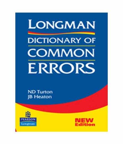 Pearson Longman Dictionary of Common Errors