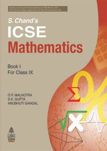 SChand ICSE Mathematics Book I for Class IX