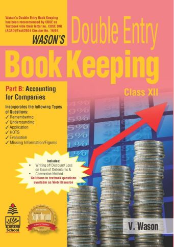 SChand Wasons Double Entry Book Keeping (Revised Edition) Class XII