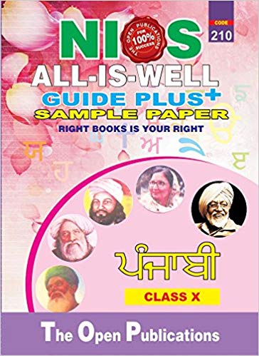 TOP NIOS PUNJABI ALL IS WELL GUIDE PLUS + SAMPLE PAPER (T 210) Class X