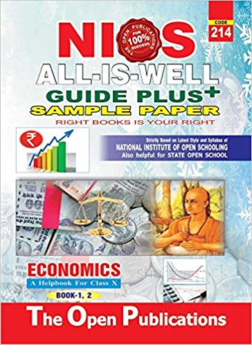 TOP NIOS ECONOMICS ALL IS WELL GUIDE PLUS+SAMPLE PAPER (T 214) English Medium Class X